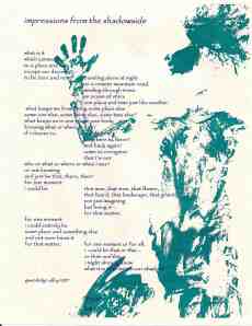 Art Life Broadside "Shadowside"