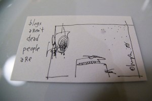 cartoon by Hugh McLeod of Gaping Void