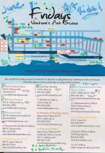 June First Friday ArtRide 2009 route