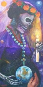 painting by Ricardo Ortega on exhibit at Bell Arts June 2009