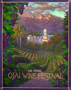 ojai wine festival poster ojai wine festival poster