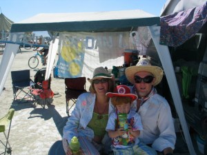 Burning MAN 2007 our family in Kidsville