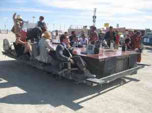 getting work done at Burning Man 2009 by Phil Spitler
