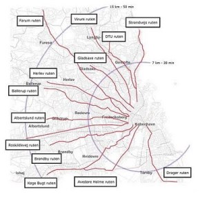 commuter routes in Copenhagen commuter routes in Copenhagen