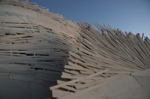 Temple Burning Man 2010 photographed by Jennifer V Baum