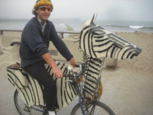 Matt Harvey's zebra ride
