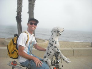 Chuck's dalmation enjoyed the ArtRide