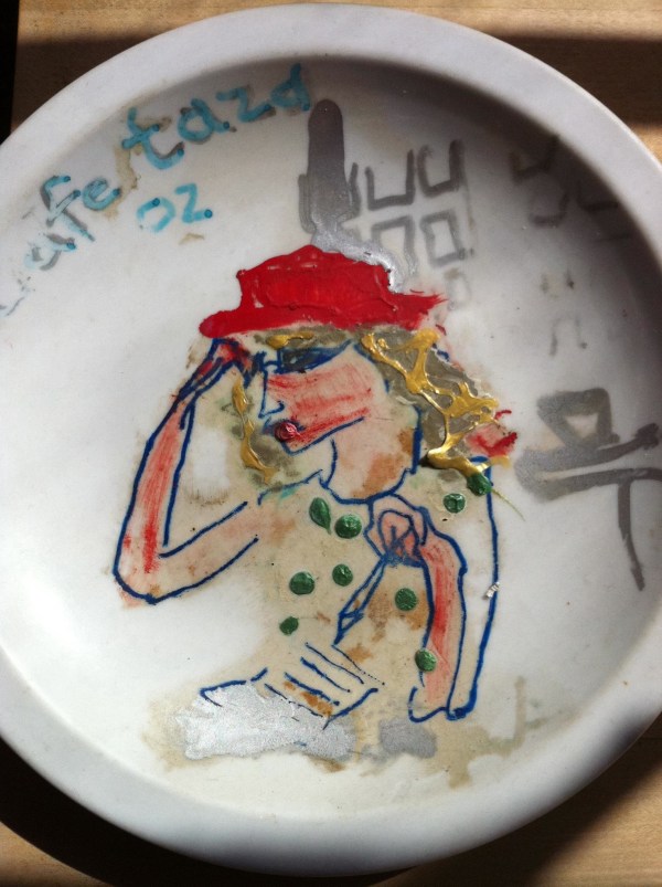 portrait on a plate Taos 2002