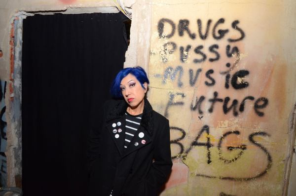 Alice Bag Photo by Martin Sorrondeguy at the Masque, 2014.